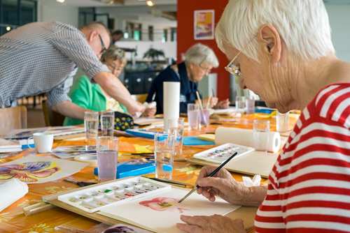 Importancia del arte para las personas mayores